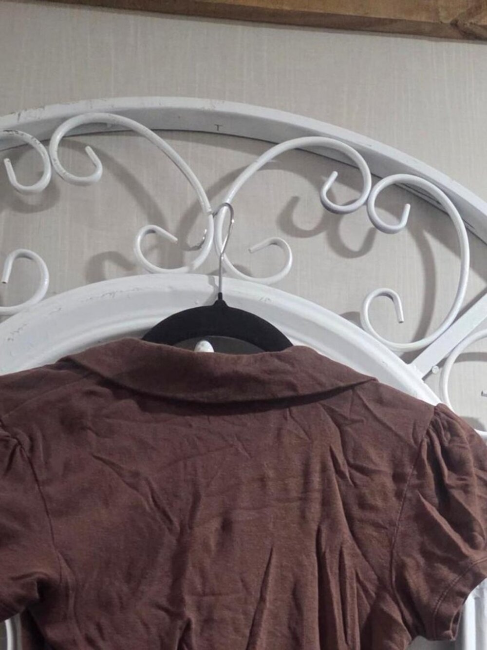 Brown Button Up Top - Picture 3 of 3